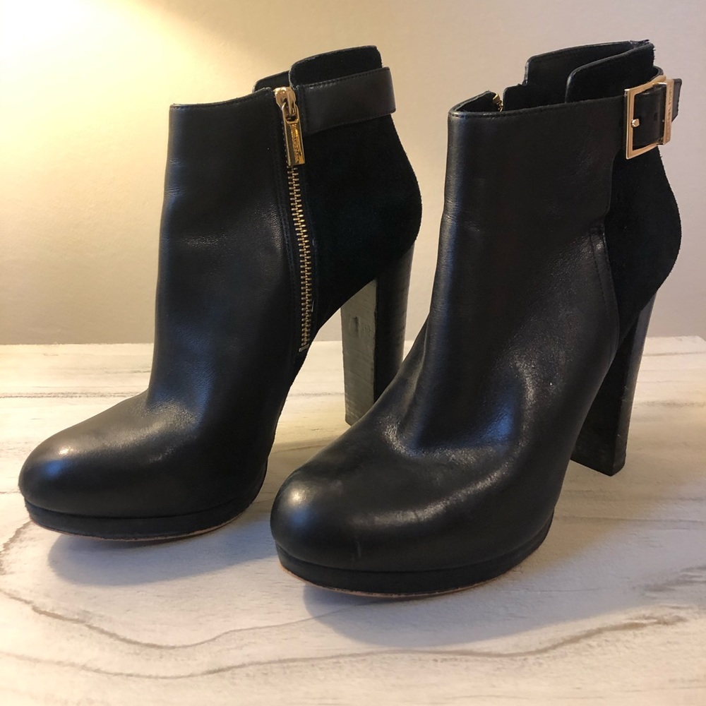Micheal Korda Black Booties